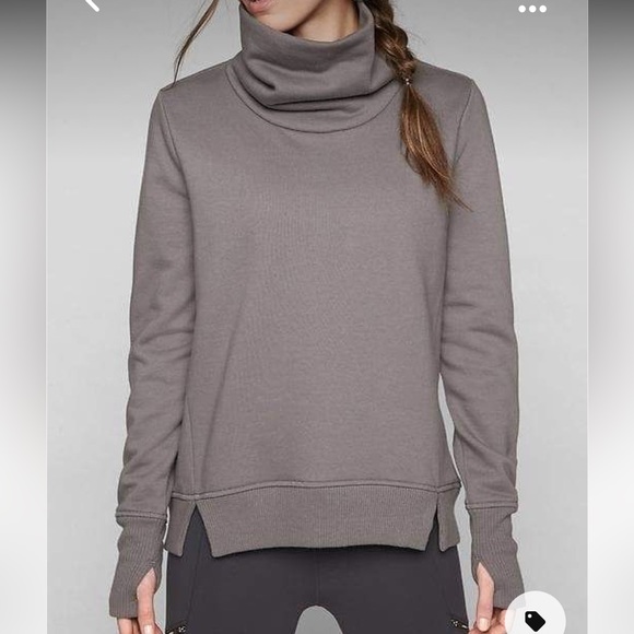 Athleta Funnel Fleece Sweatshirt - Picture 4 of 13